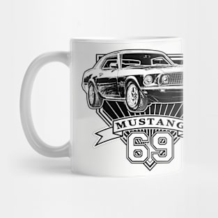 69 Mustang Coupe Mug